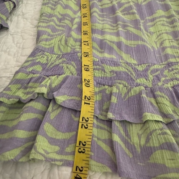 Fever gorgeous top in Liliac/mint green size M - Picture 10 of 10